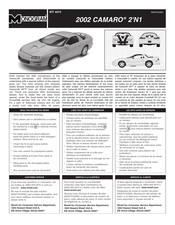 Monogram 2002 CAMARO 2'N1 Manual De Instrucciones