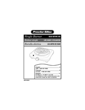 Proctor Silex 34101 Manual De Instrucciones