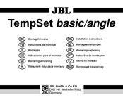 JBL TempSet basic Indicaciones Para El Montaje