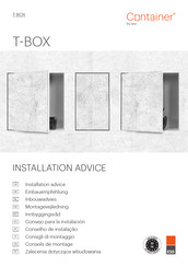 ESS Container Shelf BOX Consejo Para La Instalación