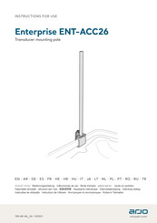 arjo Enterprise ENT-ACC26 Instrucciones De Uso