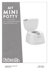 Kolcraft my mini potty Manual De Instrucciones