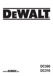 DeWalt DC300 Manual Del Usuario