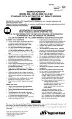 Ingersoll Rand 252-EU Manual De Instrucciones