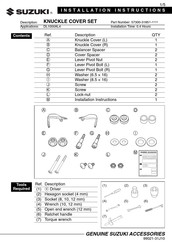 Suzuki 57300-3185 Serie Instrucciones De Instalación