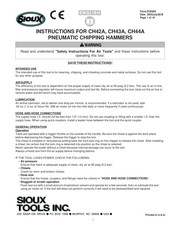 SIOUX CH44A Instrucciones Y Lista De Piezas