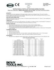 SIOUX RT8AS-23B6M Instrucciones Y Lista De Piezas