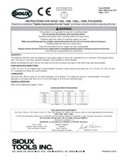 SIOUX 1292L Manual De Instrucciones