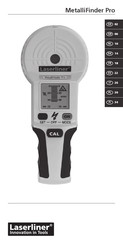 Laserliner MetalliFinder Pro Manual De Instrucciones