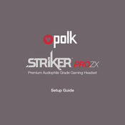 Polk STRIKER PROZX Guia Del Usuario