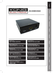 König Electronic KN-HDMICON20 Manual De Uso