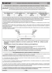 GIESSE 07833 Instrucciones