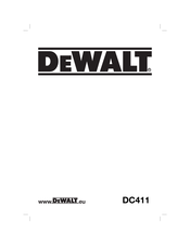 DeWalt DC411 Manual De Instrucciones