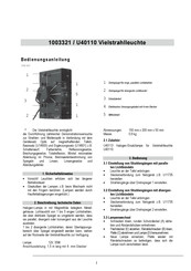 3B SCIENTIFIC PHYSICS U40110 Manual De Instrucciones