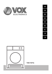 VOX electronics TDM-705TQ Manual De Usuario