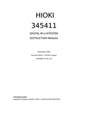 Hioki 345411 Manual De Instrucciones