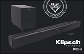 Klipsch RSB-8 Manual De Instrucciones