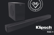 Klipsch RSB-11 Manual De Instrucciones