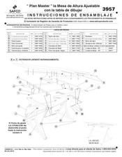 Safco Plan Master Instrucciones De Ensamblaje