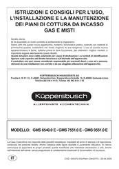 Kuppersbusch GMS 7551.0 E Manual Del Usuario