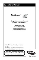 Invacare Platinum IRC5LXO2AWQ Manual De Instrucciones