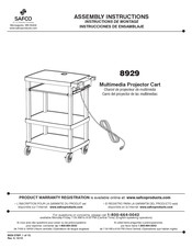 Safco 8929 Instrucciones De Ensamblaje