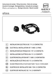 Seat 5P1055203 Instrucciones De Montaje