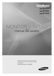 Samsung SyncMsater TB300 Manual Del Usuario