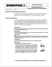 Enerpac WST 71 Hoja De Instrucciones