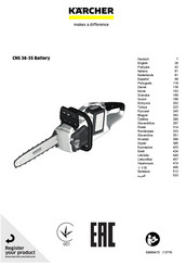 Kärcher CNS 36-35 Battery Manual De Instrucciones