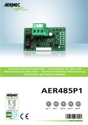 AERMEC AER485P1 Manual De Instrucciones