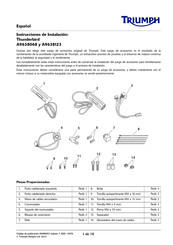 Triumph A9638123 Instrucciones De Instalación