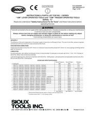 SIOUX 1OM1307 Instrucciones Y Lista De Piezas