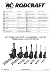 RODCRAFT MGN50L Manual De Instrucciones