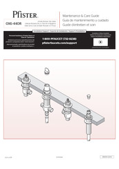Pfister 0X6-440R Guía De Mantenimiento Y Cuidado