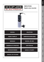 König Electronic DMR-STICK6 Manual De Uso