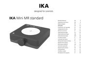 IKA Mini MR standard Manual De Instrucciones