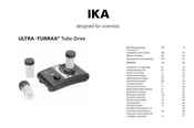 IKA ULTRA-TURRAX Tube Drive Manual De Instrucciones