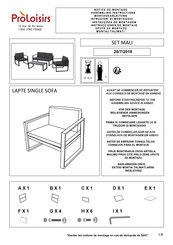 Proloisirs SET MALI Instrucciones De Montaje