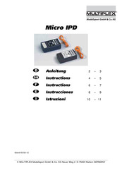 Multiplex Micro IPD Manual Del Usuario