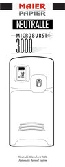 Maier PAPIER Neutralle Microburst 3000 Manual De Instrucciones