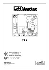 Chamberlain Lift-Master CB1 Manual Del Usuario