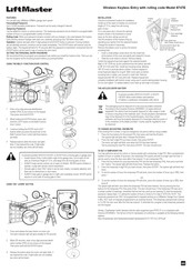 LiftMaster 9747E Manual Del Usuario