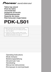 Pioneer PDK-LS01 Manual Del Usuario