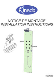 Kinedo CD220A Instrucciones De Instalación