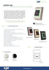 XPR Access B100-SA Manual De Instrucciones