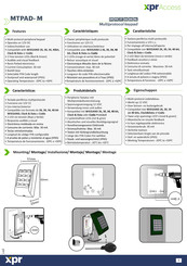 XPR Access MTPAD- M Manual De Instrucciones