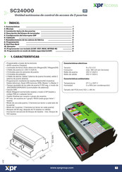 XPR Access SC24000 Manual De Instrucciones