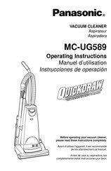 Panasonic MC-UG589 Instrucciones De Operación