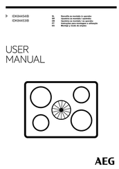 AEG IDK84453IB Manual Del Usuario